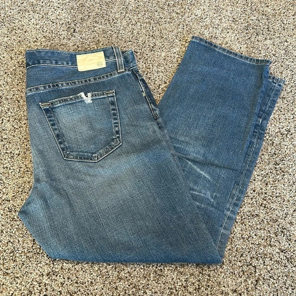 Ag Adriano Goldschmied Denim - AG “The Drew” Straight Leg Boyfriend Jeans, Like New, Size 28R